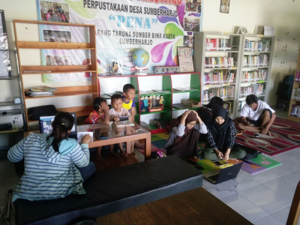 Monitor Kegiatan Perpustakaan Desa Sumberharjo_Kunjungan Pemustaka