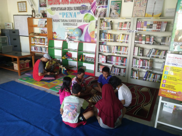 Monitor Kegiatan Perpustakaan Desa Sumberharjo_Kunjungan Pemustaka