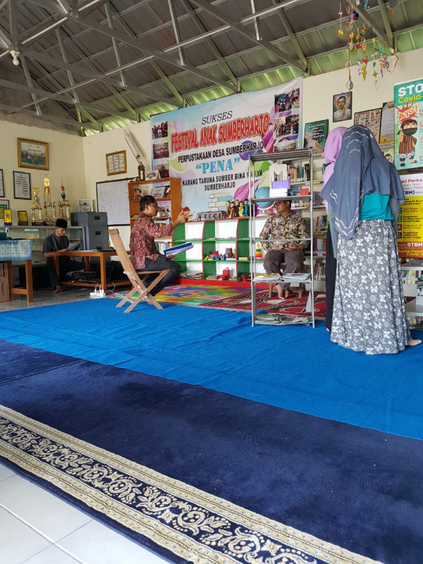 Monitor Kegiatan Perpustakaan Desa Sumberharjo_Persiapan Akreditasi Perpustakaan 