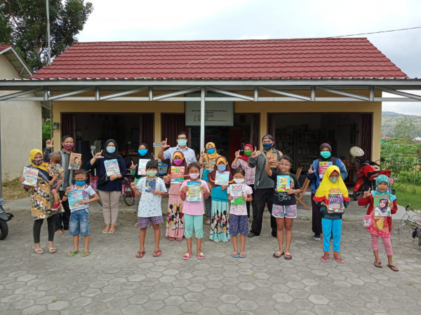 Kampung KB Sengir_Monitor Kegiatan Perpustakaan Desa Sumberharjo_Kunjungan Pemustaka_Foto Bersama