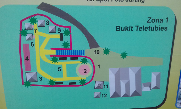 Kampung KB Sengir_Wisata Bukit Teletubbies Sengir_Update Dokumentasi Site Map Area Wisata