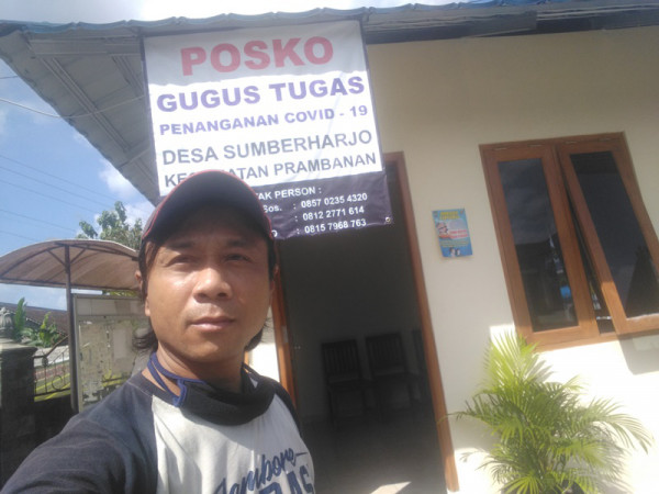 Kampung KB Sengir_Kegiatan Petugas Gugus Covid-19 Sumberharjo_Piket Jaga Posko Shelter ODP