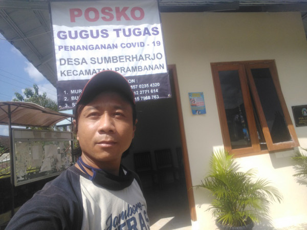 Kampung KB Sengir_Kegiatan Petugas Gugus Covid-19 Sumberharjo_Piket Jaga Posko Shelter ODP