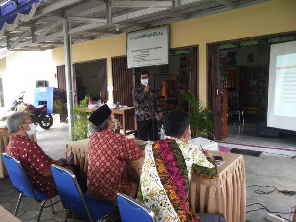 Kampung KB Sengir_Monitor Kegiatan Perpustakaan Desa Sumberharjo_Pelaksanaan Lomba Perpustakaan Desa Tingkat DI Yogyakarta 2020_Penilaian Tim Juri Lomba