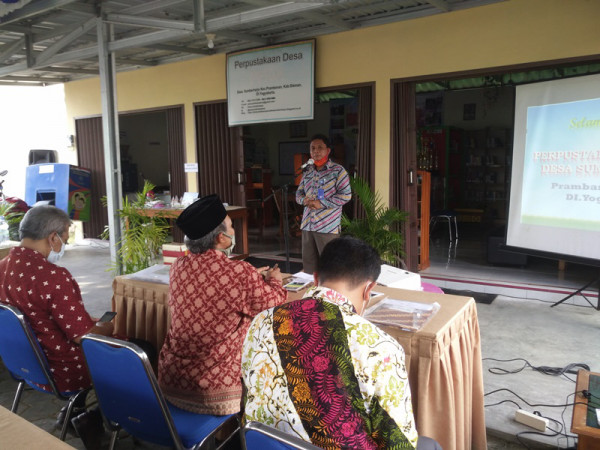 Kampung KB Sengir_Monitor Kegiatan Perpustakaan Desa Sumberharjo_Pelaksanaan Lomba Perpustakaan Desa Tingkat DI Yogyakarta 2020_Penilaian Tim Juri Lomba