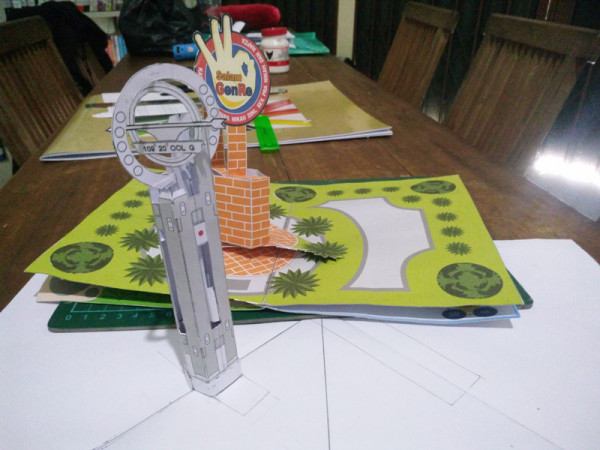 Kampung KB Sengir_PIK-R Jonggrang Prambanan_Pembuatan Desain Media Pembelajaran Pop Up Book 