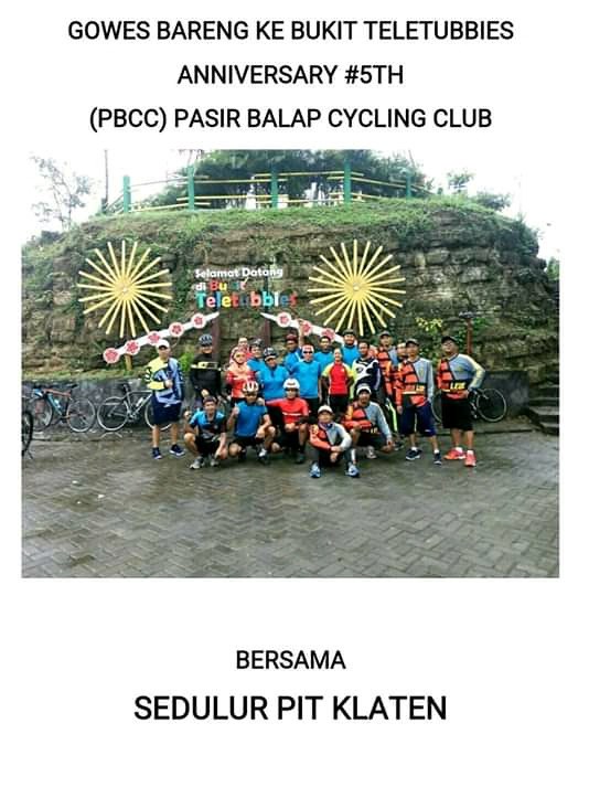 Kampung KB Sengir_Wisata Bukit Teletubbies Sengir_Pasir Balap Cycling Club (PBCC) Anniversary #5 TH_Gowes Bareng Ke Bukit Teletubbies