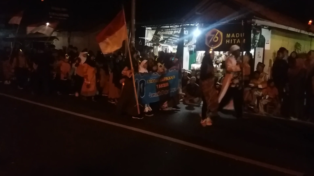 Kampung KB Sumberharjo Prambanan_karnaval takbir prambanan sleman_seksi agama