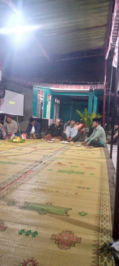 MALAM TIRAKATAN MEMPERINGATI HARI KEMERDEKAAN REPUBLIK INDONESIA KE-80 PADUKUHAN DINGINAN,