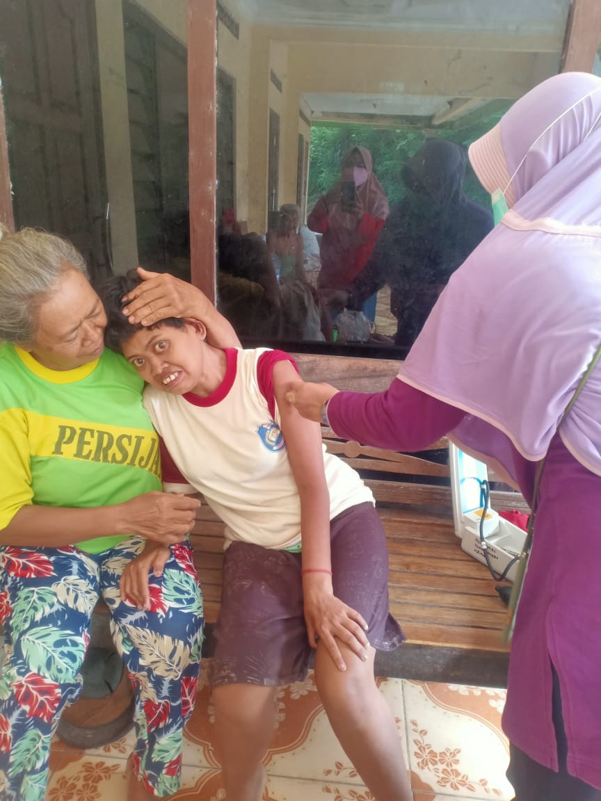 Peserta Vaksinasi COVID19 ODGJ Dusun Kalinongko Kidul