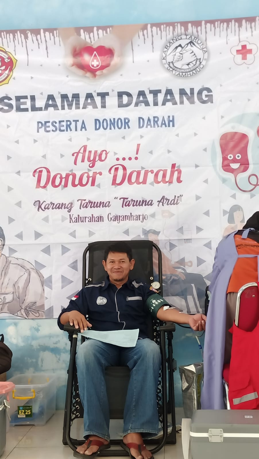 Donor Darah Karang Taruna "Taruna Ardi" Kalurahan Gayamharjo