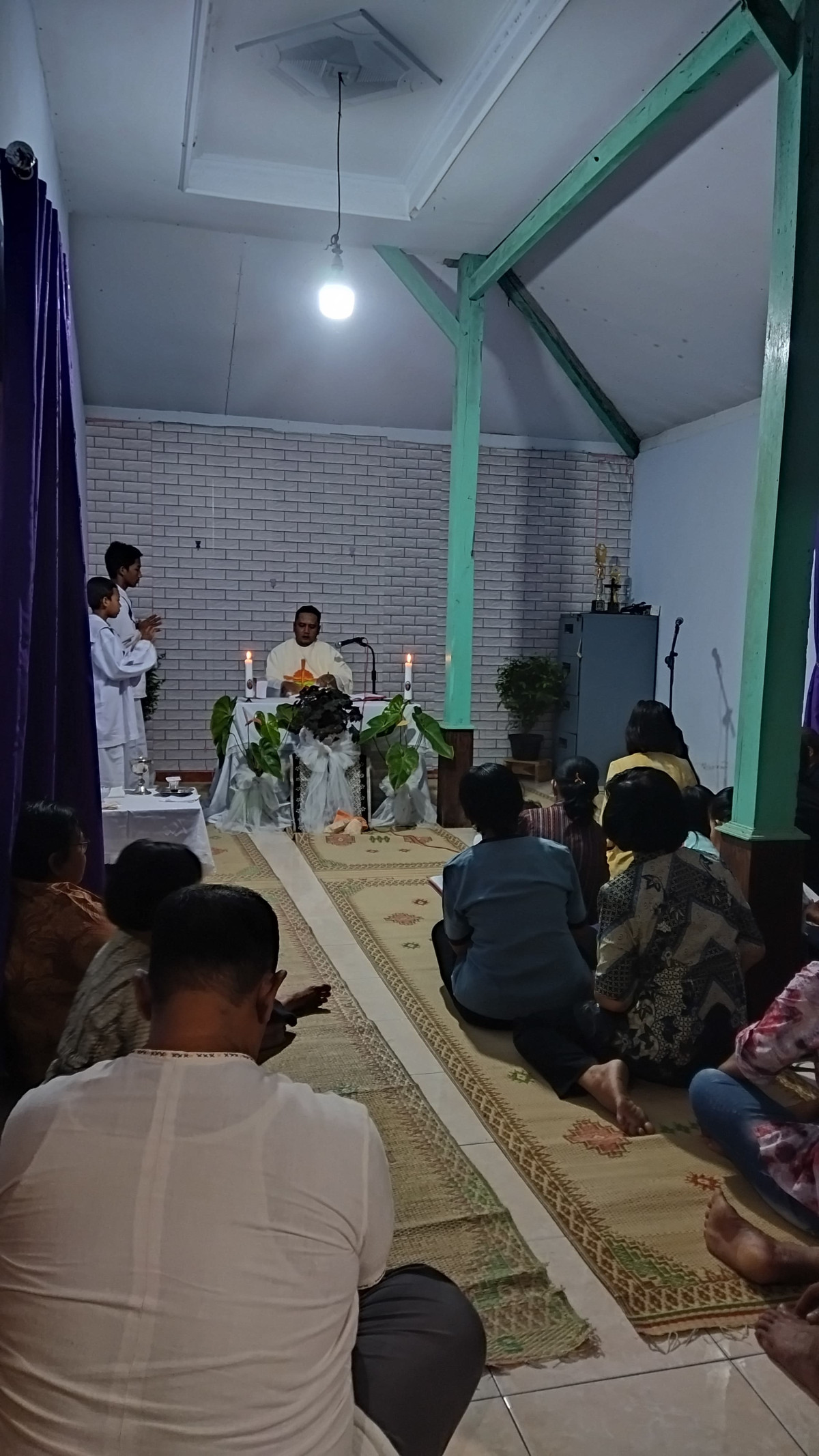 Doa bersama (Misa) di Padukuhan Jali