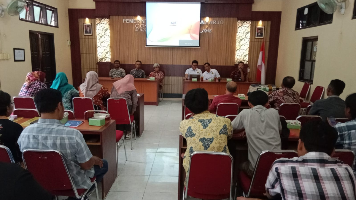 Pelatihan relawan bidang kesiapsiagaan kalurahan gayamharjo