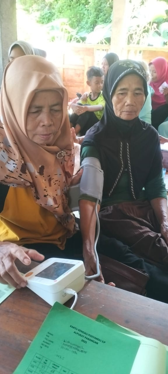 PENIMBANGAN LANSIA POSYANDU ALPUKAT PARANGAN PADUKUHAN GAYAM