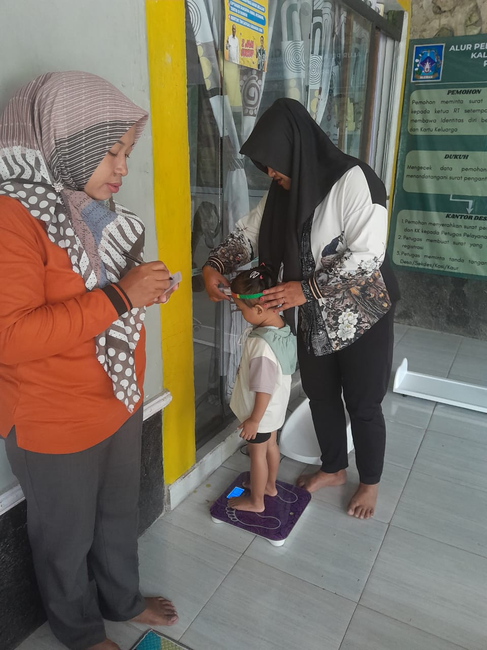 Kegiatan posyandu balita dusun kalinongko kidul