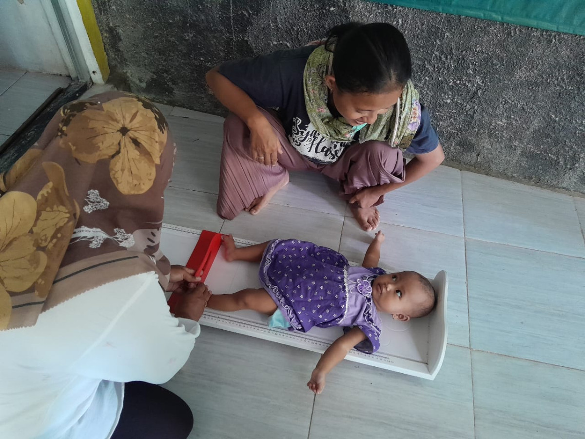 Kegiatan posyandu balita dusun kalinongko kidul
