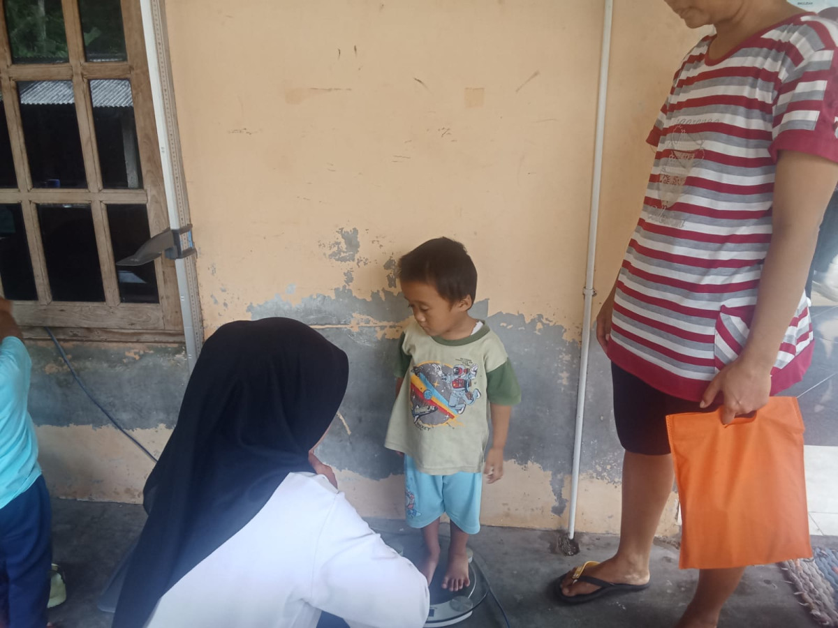 kegiatan posyandu balita padukuhan jontro