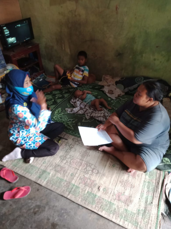 Konseling dan kunjungan rumah calon akseptor MOW