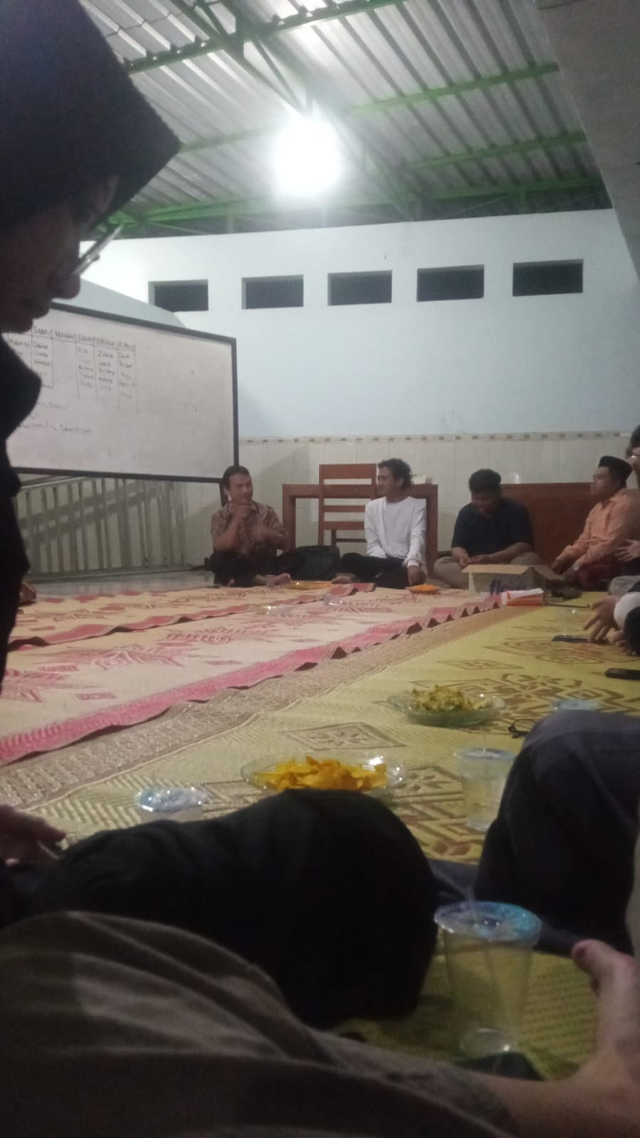 Rapat pemuda pemudi koroulon Kidul dlm rangka menyambut ramadhan