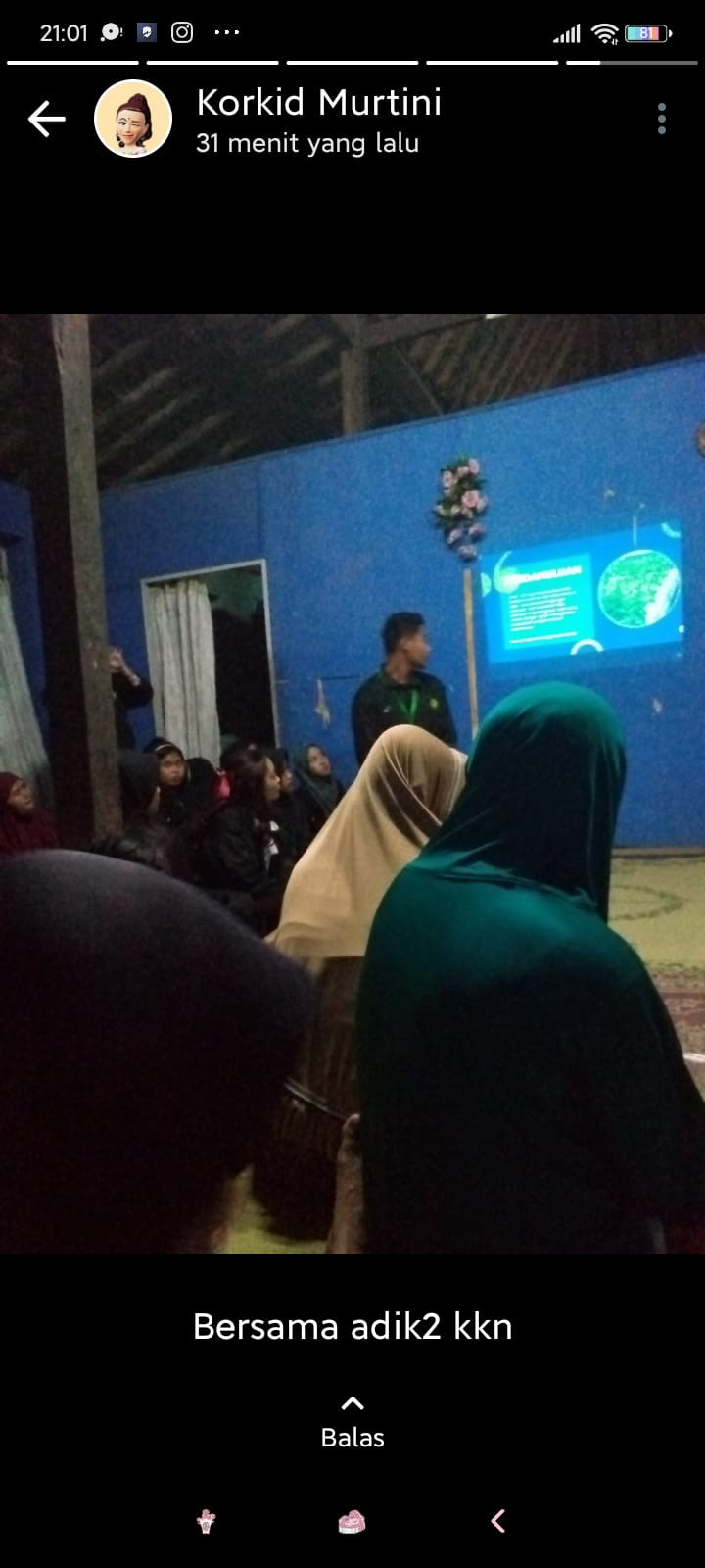 Sosialisasi Program Kerja Mahasiswa UST di Dusun Koroulon Kidul