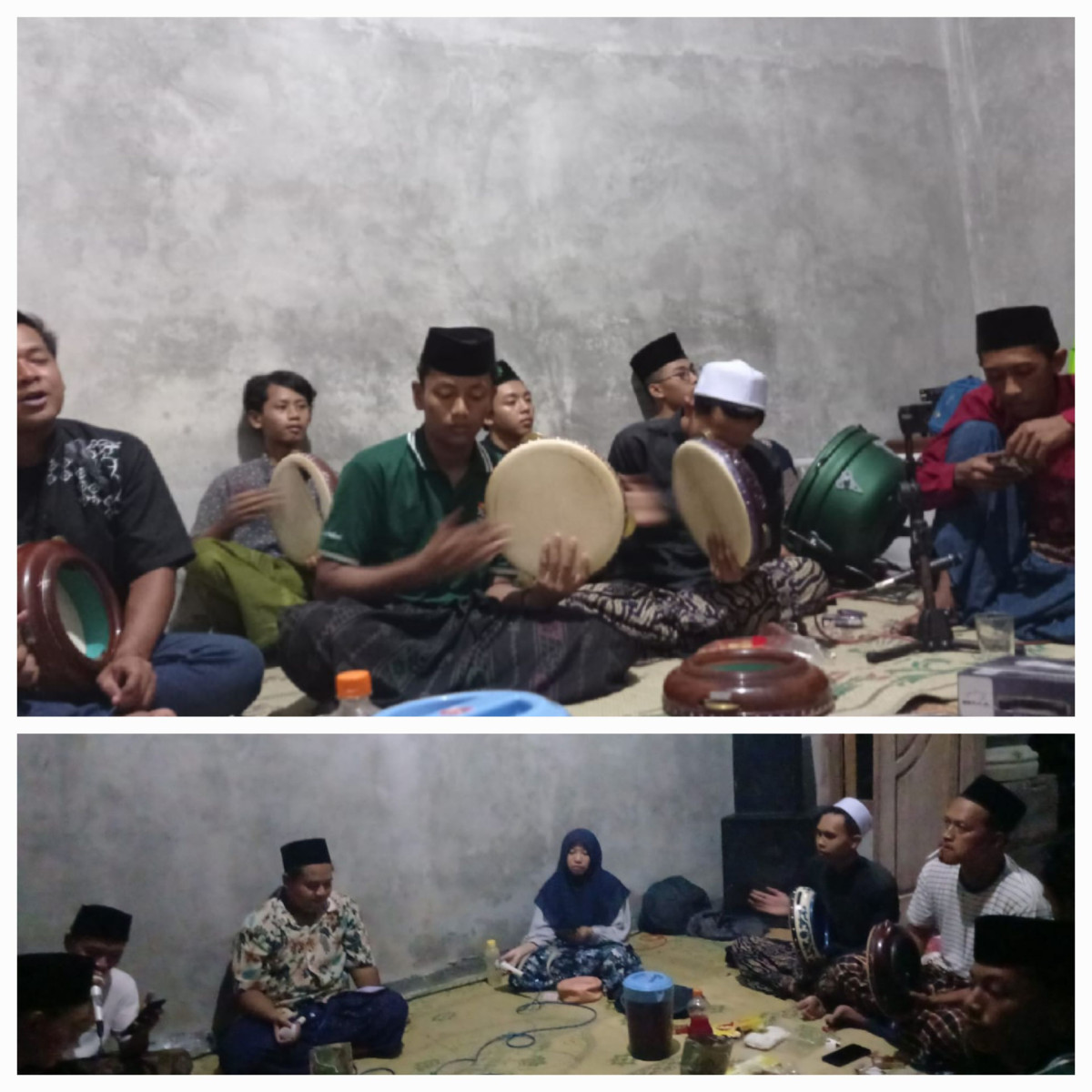 Latihan hadroh tegal jaten balong