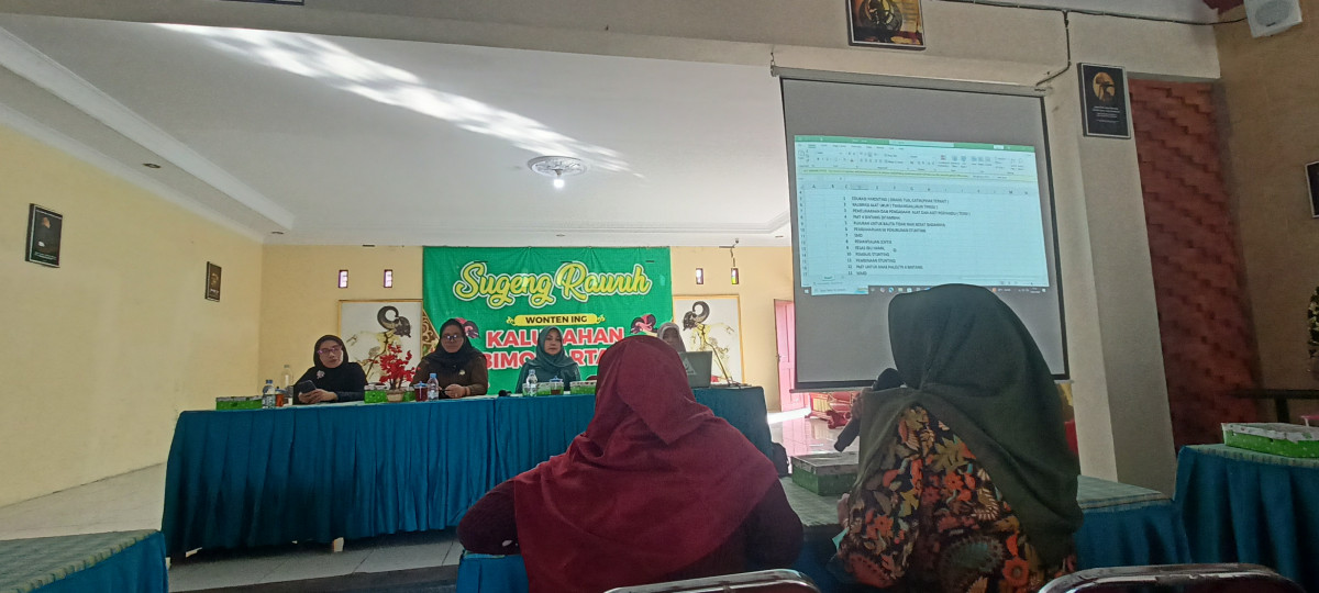 Kader Padukuhan Macanan Menghadiri undangan Rembuk Stunting