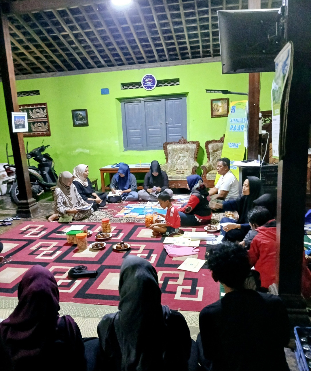 Latihan Simulasi PAAREDI dusun Kalibulus