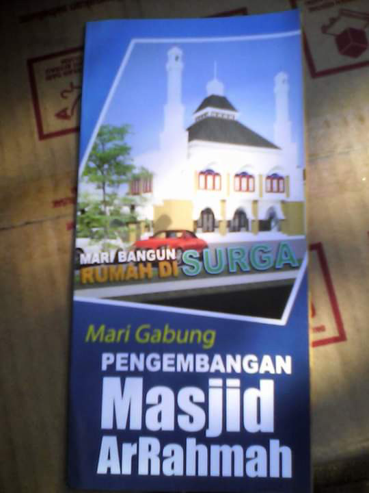 Pengajian Penggalangan dana Renovasi pembangunan Masjid Arrohmah Malangrejo