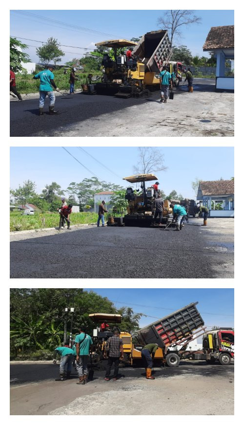 Pengaspalan Jalan Lingkungan di Padukuhan Sempu