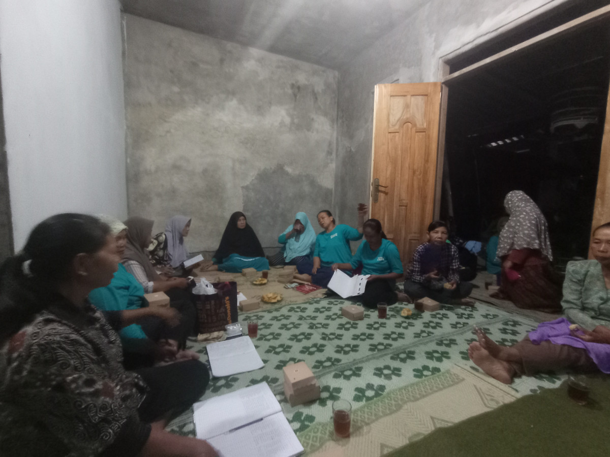 Pertemuan rutin ibu2 PKK dusun Babadan