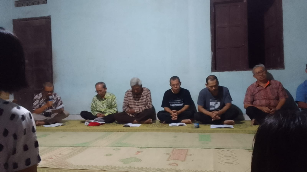 Doa memule Bpk B Adimariman 2 th di dusun Babadan