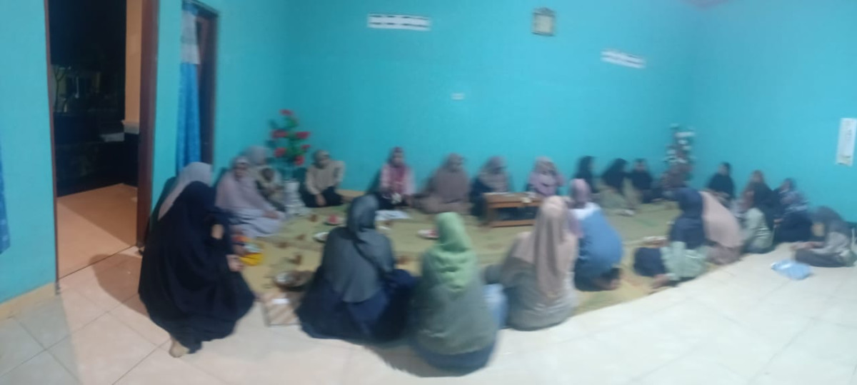 Rapat kordinasi  panitia Hari Ibu ke 96 oleh PKK Padukuhan Bakungan