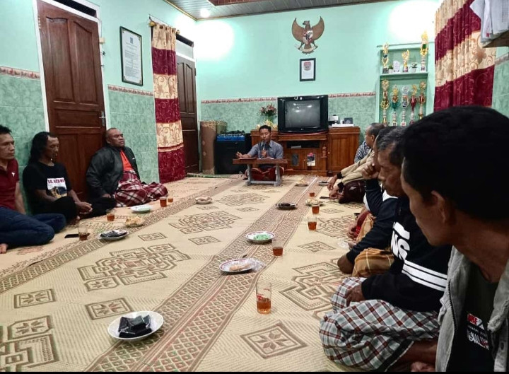 Sosialisasi Pembuatan jalan usaha Tani Padukuhan Wonosari