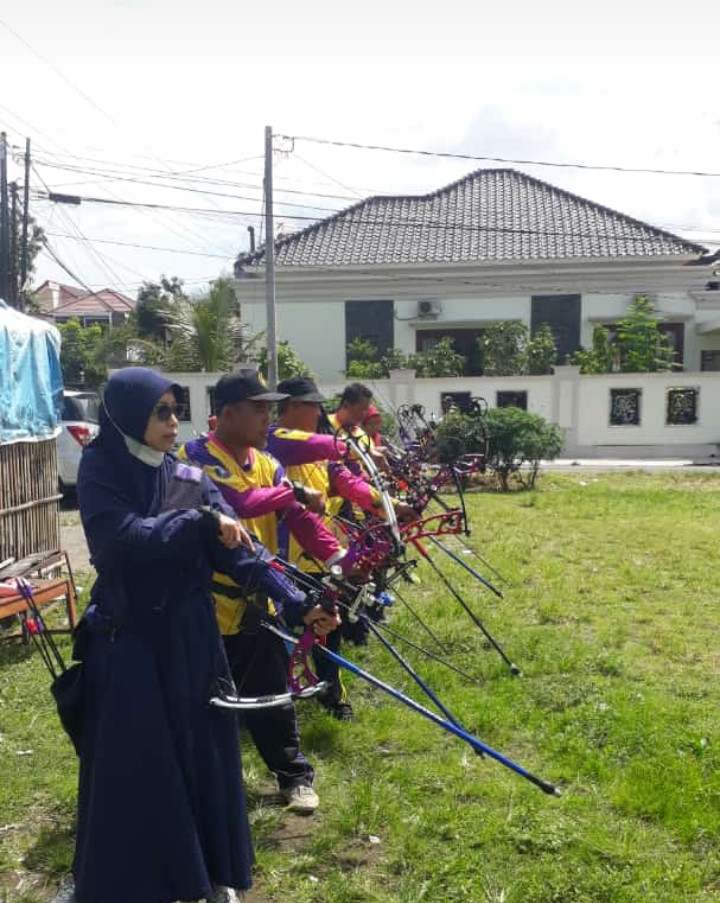 Gladi panahan Alva Archery padukuhan Karanganyar