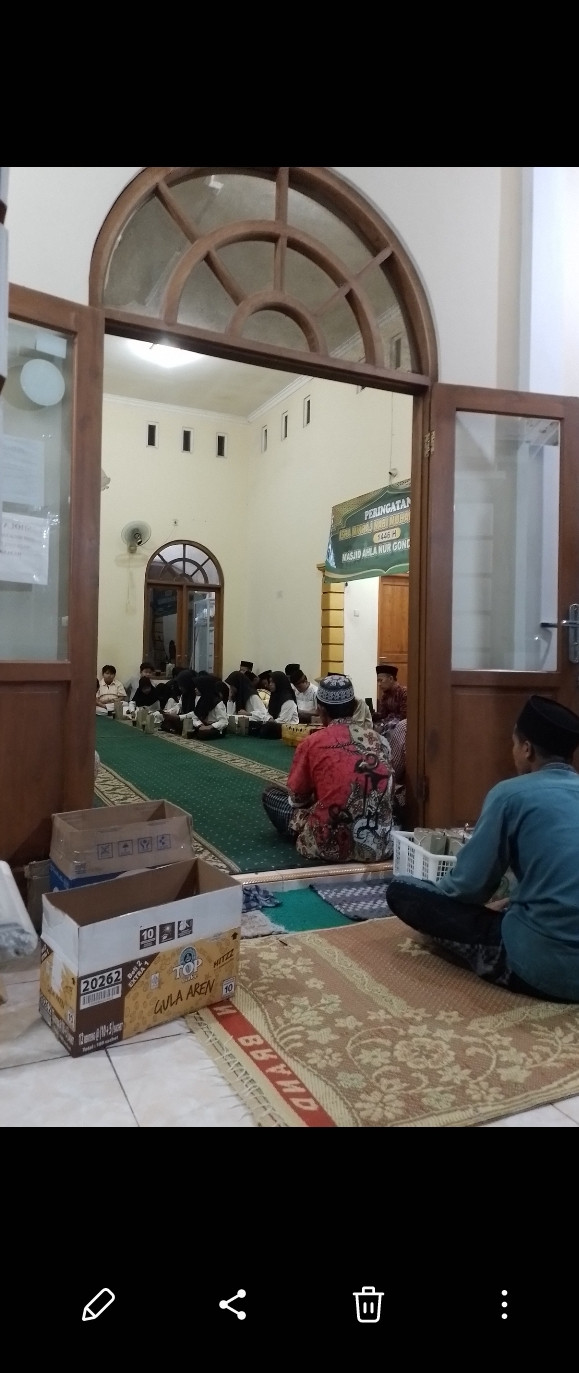 Pengajian Isra Miraj dusun Gondanglegi