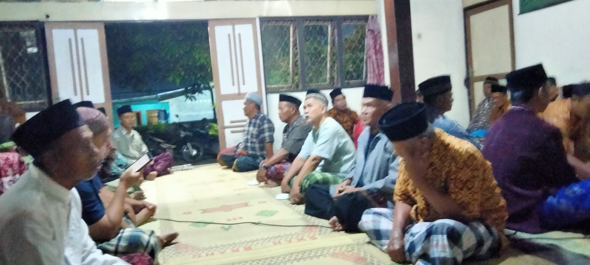 Tahlil ruwah padukuhan Tonggalan