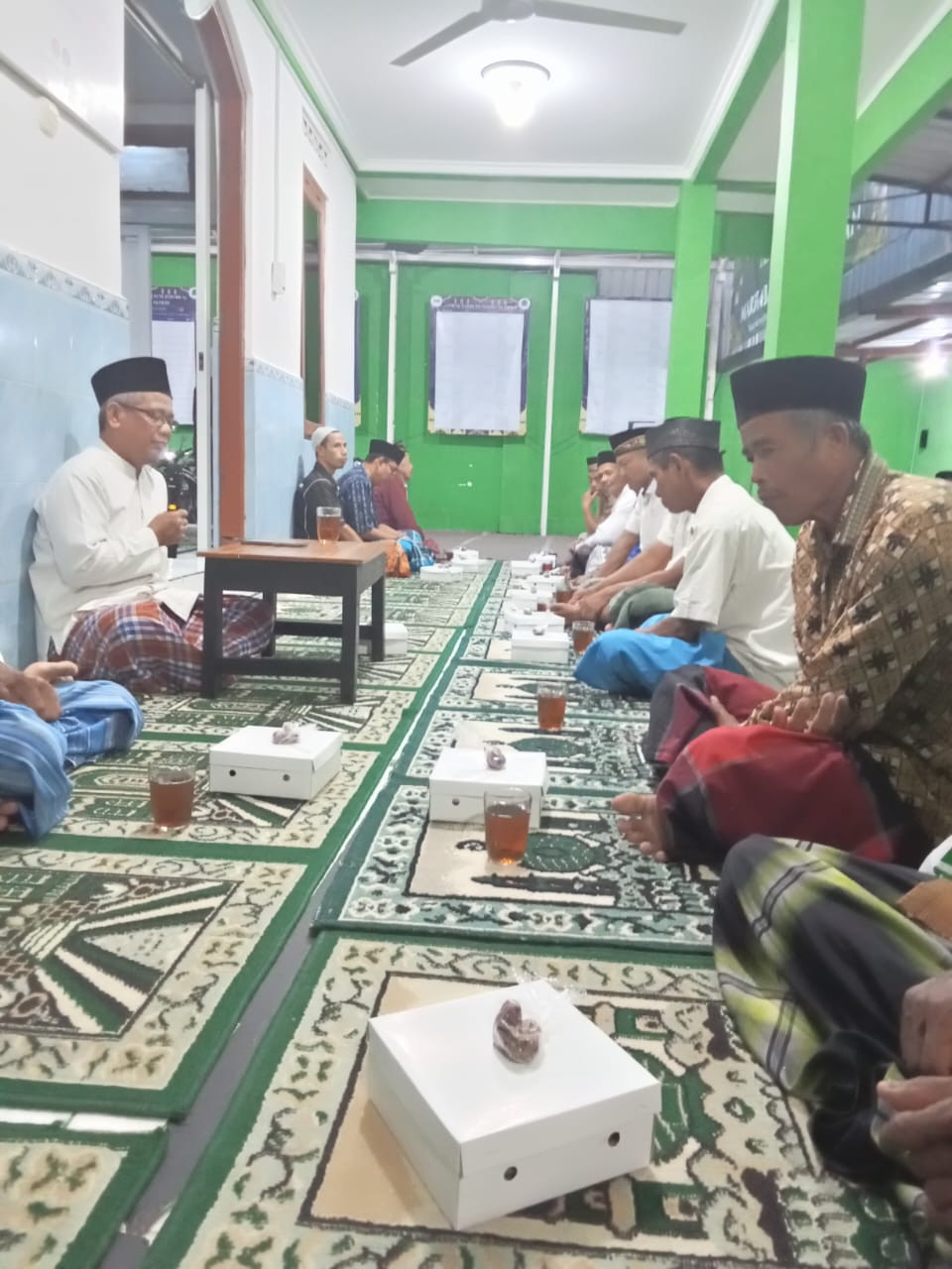 Pengajian menjelang buka bersama Masjid Al Huda Padukuhan Malangrejo