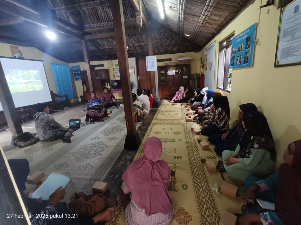 Persiapan Lomba Kampung Hijau Padukuhan Sawahan Lor