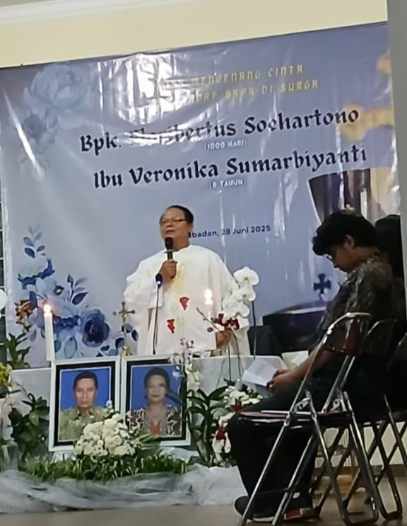 Misa 1000 hari alm Bpk Hartono warga dusun Babadan