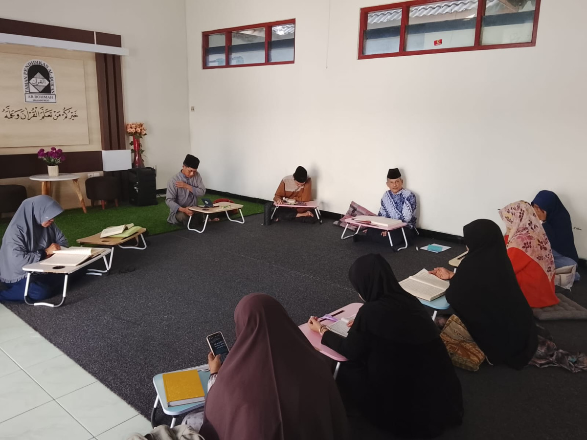 Belajar Alqur'an dengan Metode Qiroati di Malangrejo