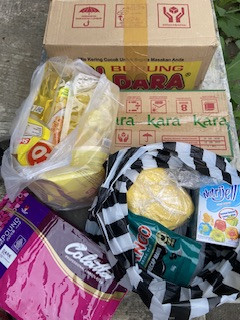 Menyuplai bahan mentah PMT lokal oleh kader Sanggrahan