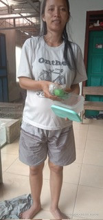 Penerima PMT lokal , bumil Kregan Sanggrahan