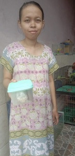 Penerima PMT lokal , bumil Karangasem Sanggrahan