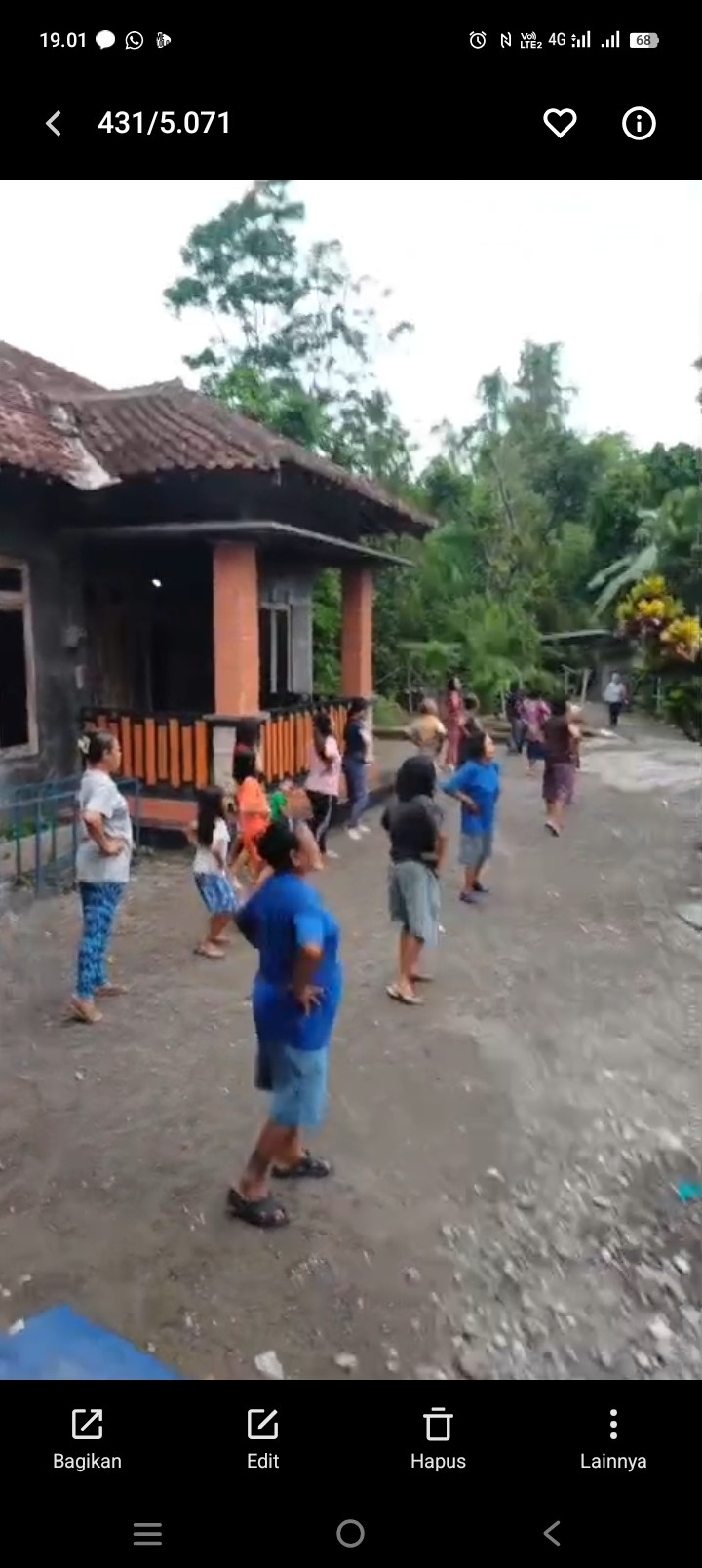 Senam rt 3 sawahan kidul