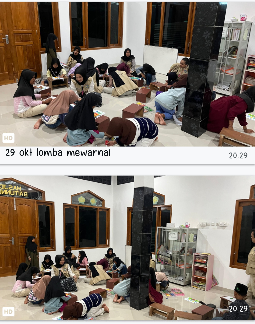 Lomba Mewarnai bersama adik-adik TPA dan KKNM UNY 2025