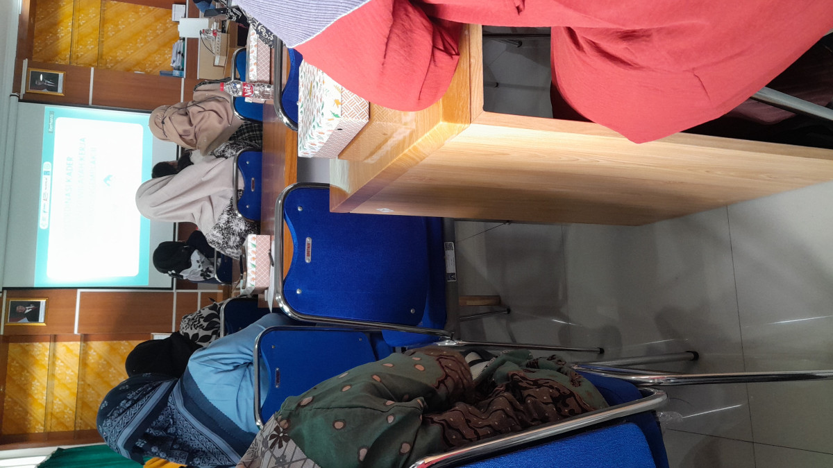 Pembinaan PHBS yg di hadiri oleh kader krajan