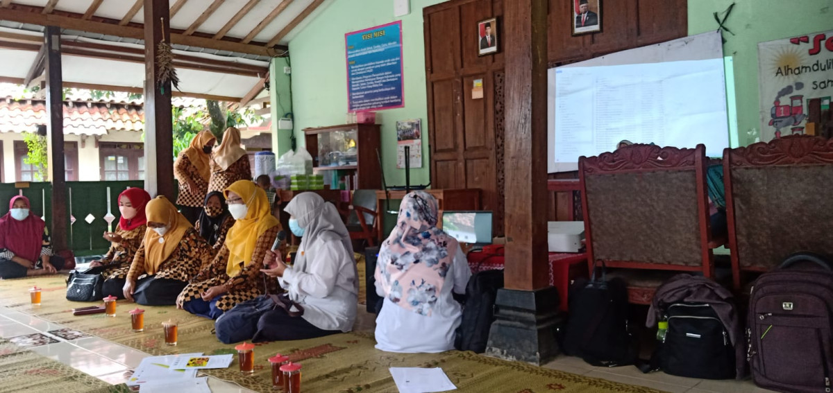 Suasana ketika Ibu Kamituwa memberikan sambutan