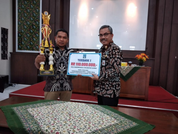 desa Pandowoharjo menjadi juara 1