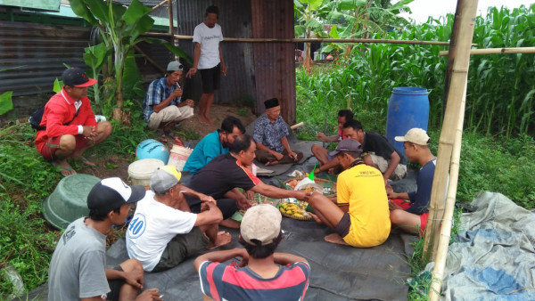 Peletakan Batu Pertama Rumah Kompos Alam Sedyo Mulyo