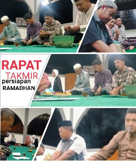 Suasana Rapat Persiapan Bulan Ramadan Dusun Gondang